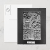 Plaque met afbeelding van de Ascension Briefkaart (Voorkant / Achterkant)