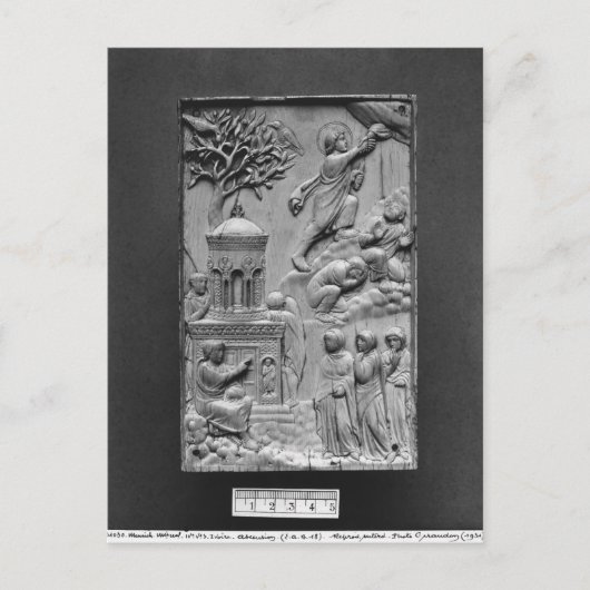 Plaque met afbeelding van de Ascension Briefkaart (Voorkant)