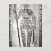 Plaque met afbeelding van de harnas van Joan of Ar Briefkaart (Voorkant)