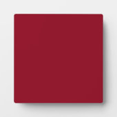 Plaque met Dark Red Burgundy-achtergrond Fotoplaat (Voorkant)