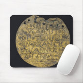 Plaque met de zin muismat (Met muis)