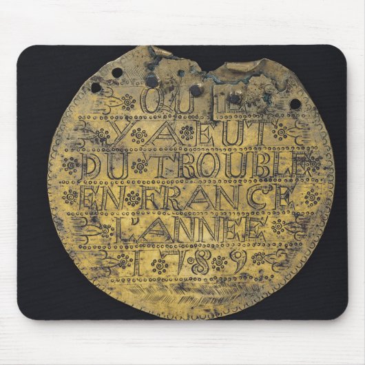 Plaque met de zin muismat (Voorkant)