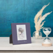 Plaque met Easel Pioenrozen en Harten Fotoplaat (Insitu)
