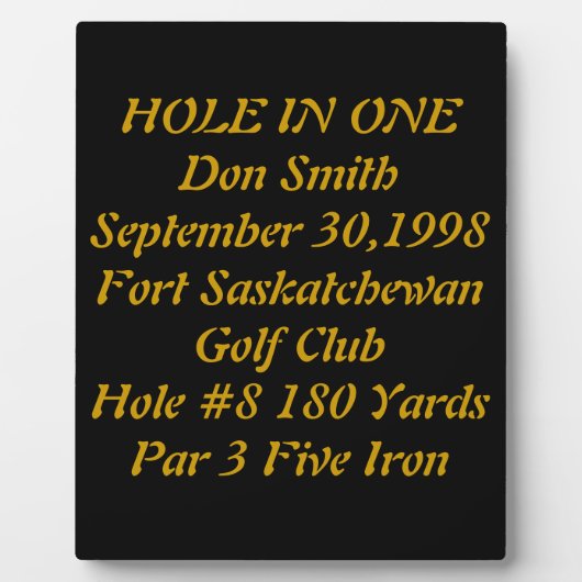 Plaque met tekst fotoplaat (Voorkant)