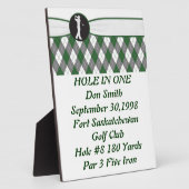 Plaque met tekst fotoplaat (Zijkant)