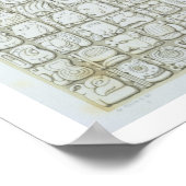 Plaque of ideographic write from the Temple of I Poster (Hoek)