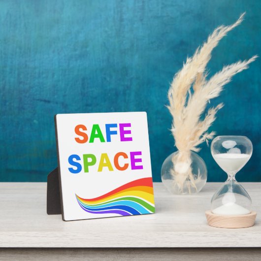 Plaque Safe Space Tabletop Fotoplaat (Insitu)