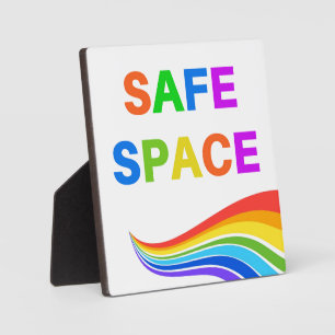 Plaque Safe Space Tabletop Fotoplaat