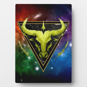 Plaque Stier Galaxy Dierenriem Astrologie Fotoplaat