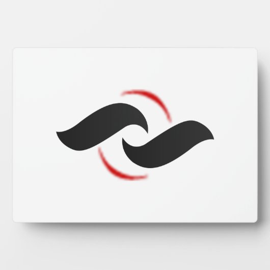 Plaque tabletop met Easel Fotoplaat (voorkant)