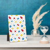 Plaque tabletop met Easel Fotoplaat (Zijkant)