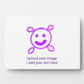 Plaque tabletop met Easel Fotoplaat (voorkant)