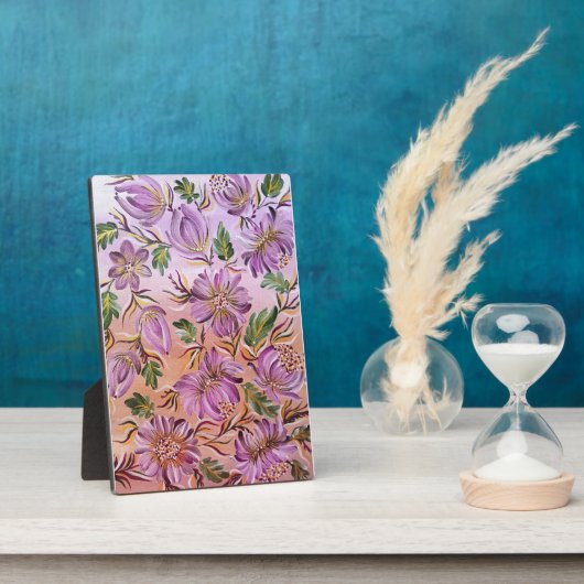 Plaque tabletop met Easel Fotoplaat (Zijkant)