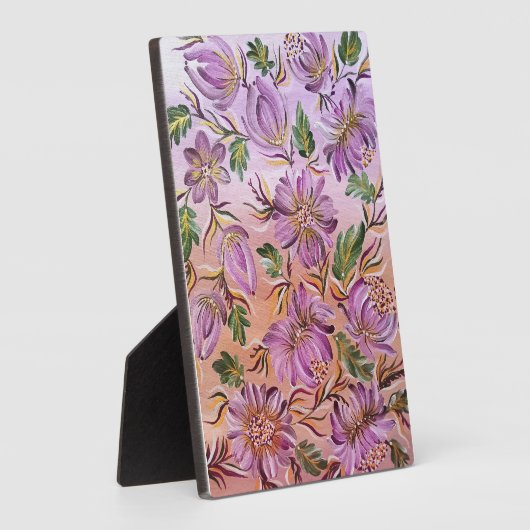 Plaque tabletop met Easel Fotoplaat (Zijkant)