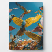 Plaque tabletop met Easel Fotoplaat (voorkant)