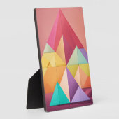 Plaque tabletop met Easel Fotoplaat (Zijkant)