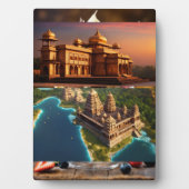 Plaque tabletop met Easel Fotoplaat (voorkant)