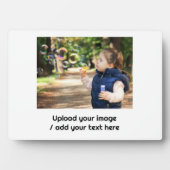 Plaque tabletop met Easel Fotoplaat (voorkant)