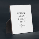 Plaque tabletop met Easel Fotoplaat<br><div class="desc">Pas uw ontwerp volledig aan. Nadat u klaar bent met het bewerken,  downloadt u uw bestand in een JPG-indeling (vergeet niet de afloopoptie aan te zetten). Upload uw ontwerp hier door op de blauwe "Personalize"knoop te klikken.</div>
