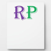 Plaque tabletop met Easel Fotoplaat (Voorkant)