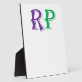 Plaque tabletop met Easel Fotoplaat (Zijkant)