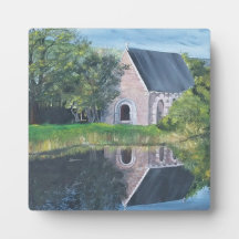 Plaque tabletop met Easel