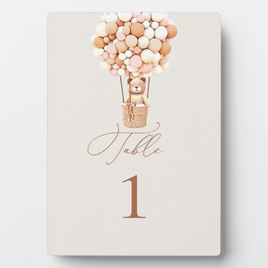 Plaque tabletop met Easel Fotoplaat (voorkant)