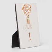 Plaque tabletop met Easel Fotoplaat (Zijkant)