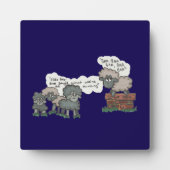 Plaque tabletop met Easel Fotoplaat (Voorkant)