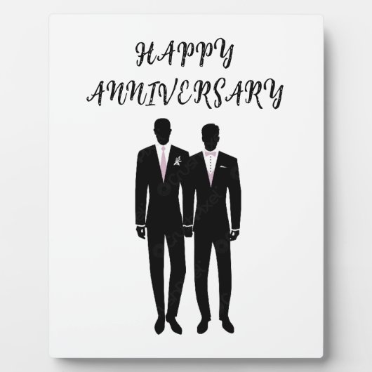 Plaque tabletop met Easel Fotoplaat (Voorkant)