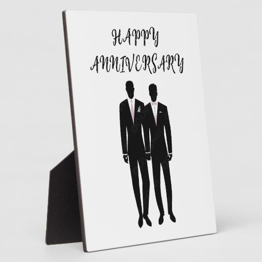 Plaque tabletop met Easel Fotoplaat (Zijkant)