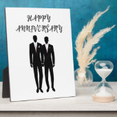 Plaque tabletop met Easel Fotoplaat (Zijkant)