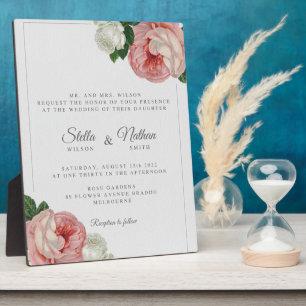 Plaque tabletop met Easel Fotoplaat