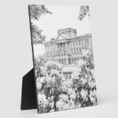 Plaque tabletop met Easel Fotoplaat (Zijkant)