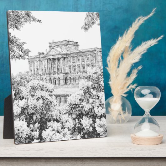 Plaque tabletop met Easel Fotoplaat (Zijkant)