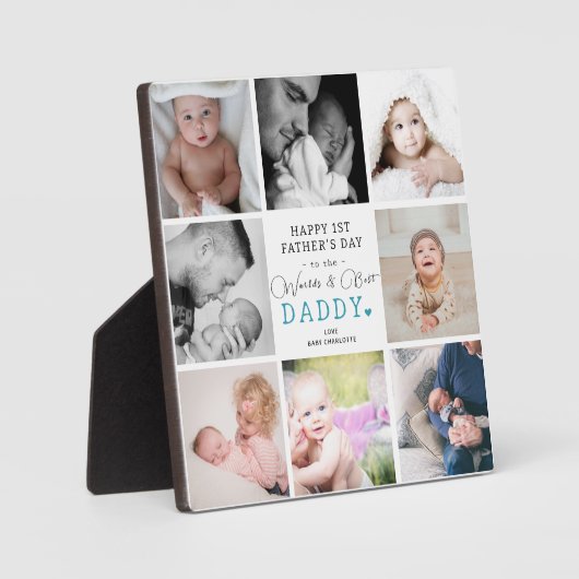 Plaque tabletop met Easel Fotoplaat (Voorkant)