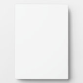 Plaque tabletop met Easel Fotoplaat (voorkant)