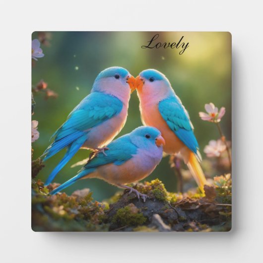 Plaque tabletop met Easel Fotoplaat (Voorkant)