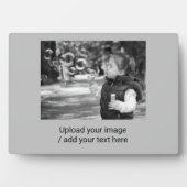 Plaque tabletop met Easel Fotoplaat (voorkant)