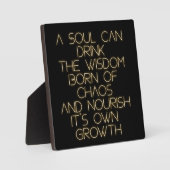 Plaque tabletop met Easel Fotoplaat (Voorkant)