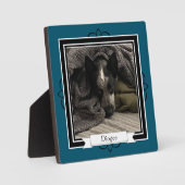 Plaque tabletop met Easel Fotoplaat (Voorkant)