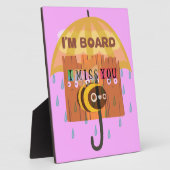 Plaque tabletop met Easel Fotoplaat (Zijkant)