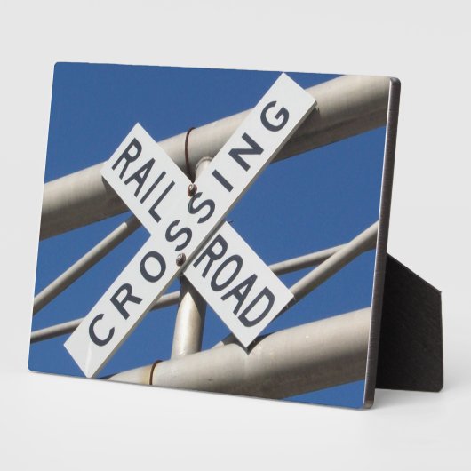 Plaque treindoorgang fotoplaat (Zijkant)