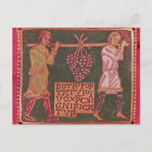 Plaque uit een kruis briefkaart (Voorkant)