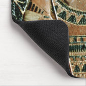 Plaque uit het deksel van de koffer met aanduiding muismat (Hoek)