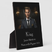 Plaque van King Pageant Fotoplaat (Zijkant)