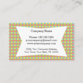 Plaque visitekaartje voor mondjesmaat (Achterkant)