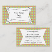 Plaque visitekaartje voor mondjesmaat (Voorkant / Achterkant)