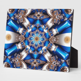Plaquette met Argentijnse kleuren Modern Design Fotoplaat