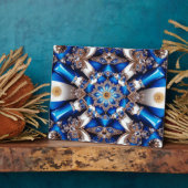 Plaquette met Argentijnse kleuren Modern Design Fotoplaat (Zijkant)